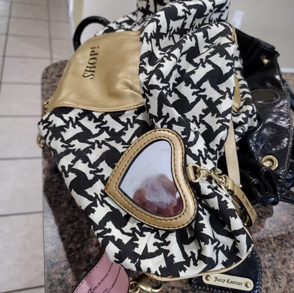 Juicy Couture Leather Black Shoulder Bag